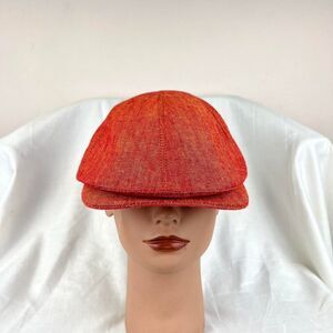 Goorin Bros Orange 100 % Linen Flat Cap
